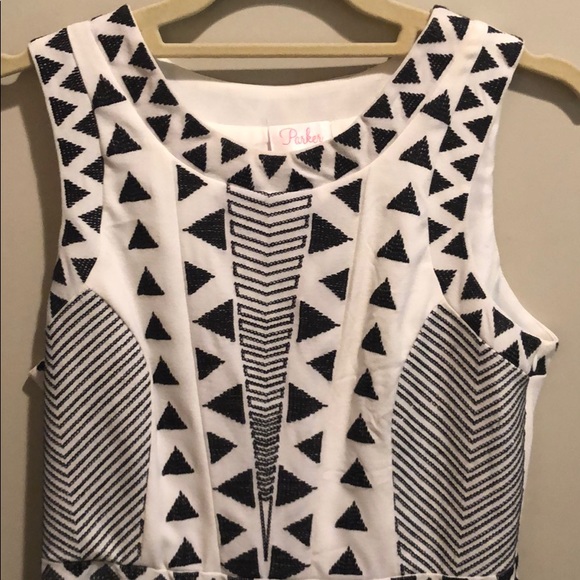 Parker embroidered sleeveless dress Size Small - Picture 4 of 6